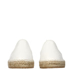White Leather Espadrilles
