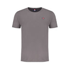 Graues Baumwoll-Herren-T-Shirt