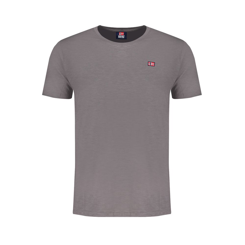 Graues Baumwoll-Herren-T-Shirt