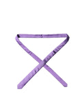 Purple Solid 100% Silk Adjustable Men Tied Necktie Tie
