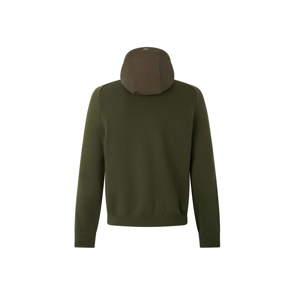 Bicolor Cotton Shell Jacket