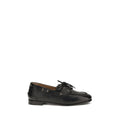 Black Calf Leather Bos Taurus Slip-On Loafers