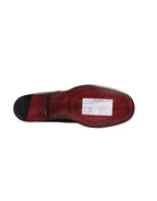 Black Calfskin Leather Derby Men Dress Shoes