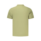 Green Cotton Men's Polo