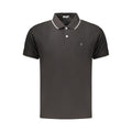 Schwarzes Herren-Poloshirt aus Baumwolle