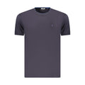 Blue Cotton Men's T-Shirt