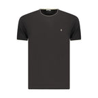 Black Cotton Men's T-Shirt