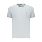 Blaues Baumwoll-Herren-T-Shirt