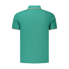 Green Cotton Men's Polo Shirt