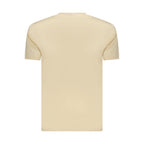 Beiges Baumwoll-Herren-T-Shirt