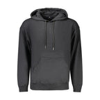 Schwarzes Herren-Sweatshirt aus Baumwolle