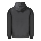 Schwarzes Herren-Sweatshirt aus Baumwolle