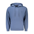 Blaues Baumwoll-Herren-Sweatshirt