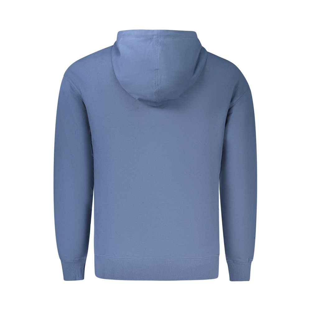 Blaues Baumwoll-Herren-Sweatshirt