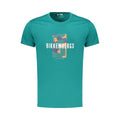 Grünes Baumwoll-Herren-T-Shirt