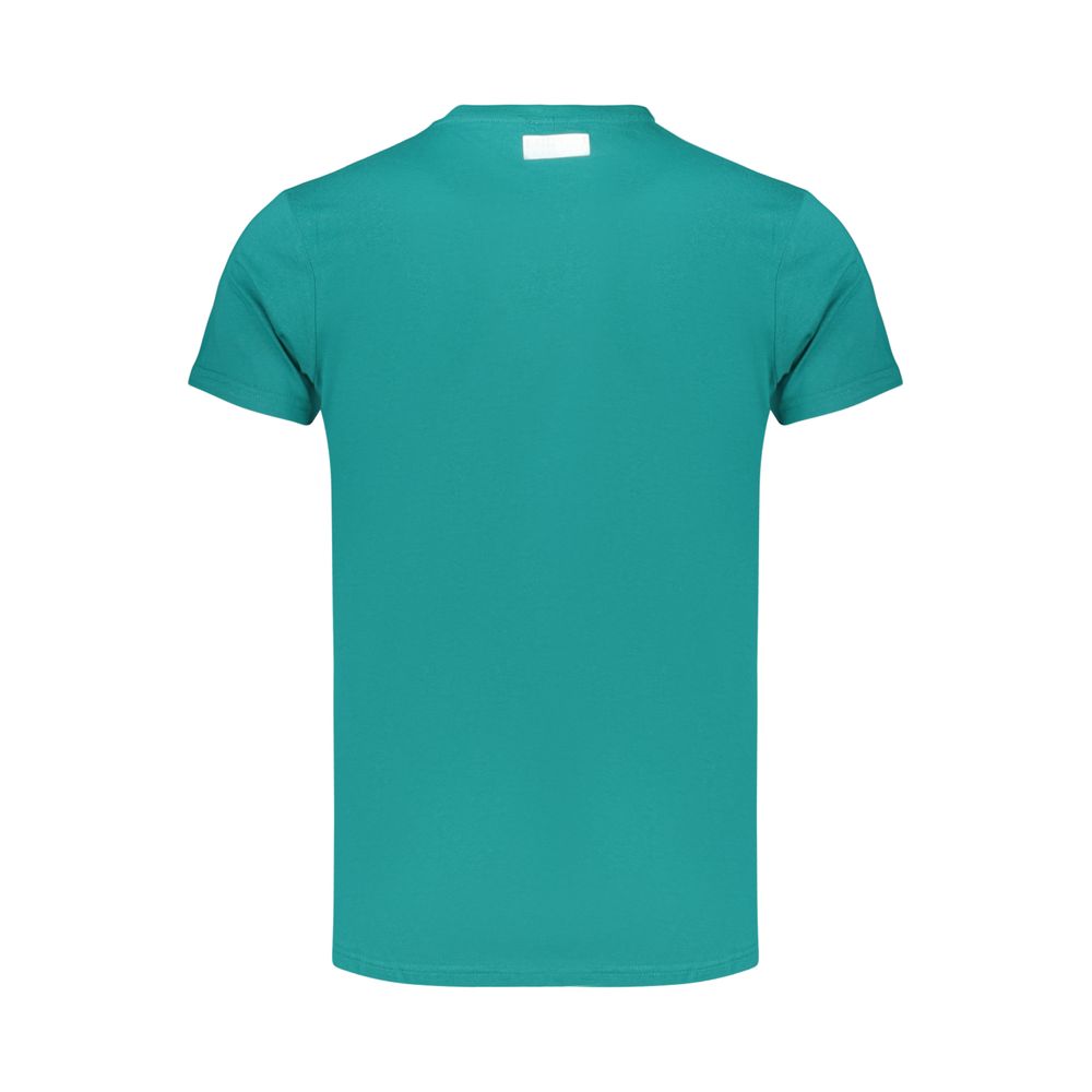 Grünes Baumwoll-Herren-T-Shirt
