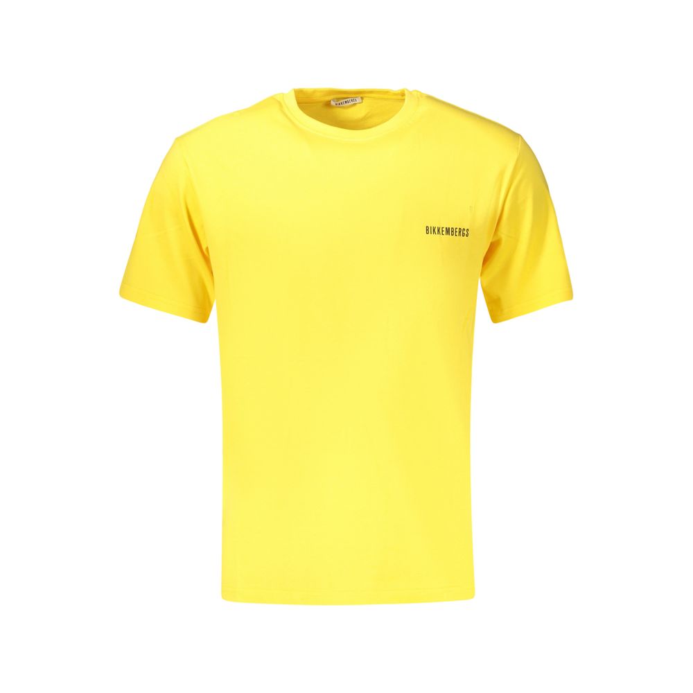 Gelbes Baumwoll-T-Shirt für Herren