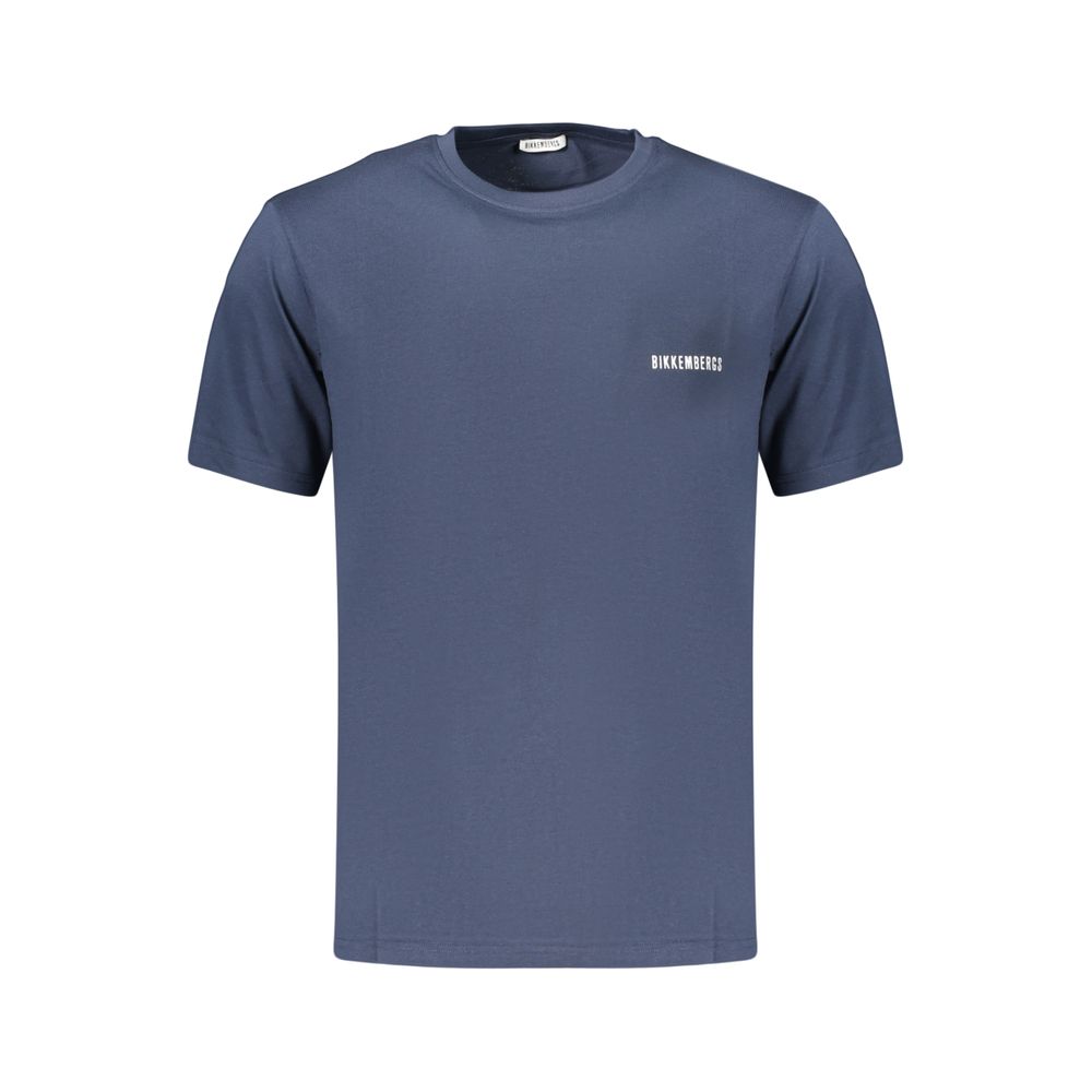Herren T-Shirt aus blauer Baumwolle