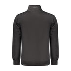 Black Cotton Men's Sweatshirt