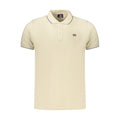 Beiges Poloshirt für Herren aus Baumwolle