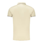 Beiges Poloshirt für Herren aus Baumwolle