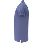 Blaues Herren-Polohemd aus Baumwolle