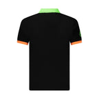 Black Cotton Men's Polo Shirt