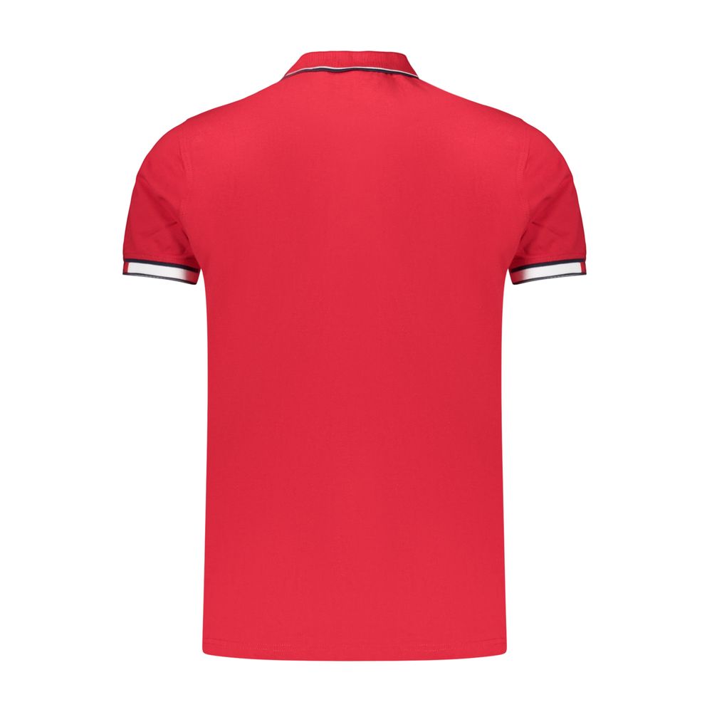 Red Cotton Men's Polo