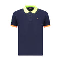 Blue Cotton Men's Polo Shirt