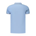 Light Blue Cotton Men's Polo