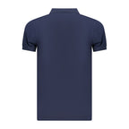 Blue Cotton Men's Polo