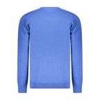 Herrenpullover aus blauer Baumwolle