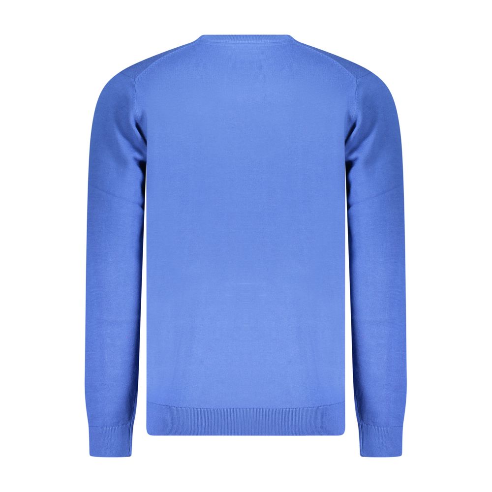 Herrenpullover aus blauer Baumwolle