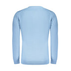 Blue Cotton Men's Sweater