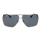 Rose Gold Metal Sunglasses