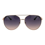 Rose Gold Metal Sunglasses