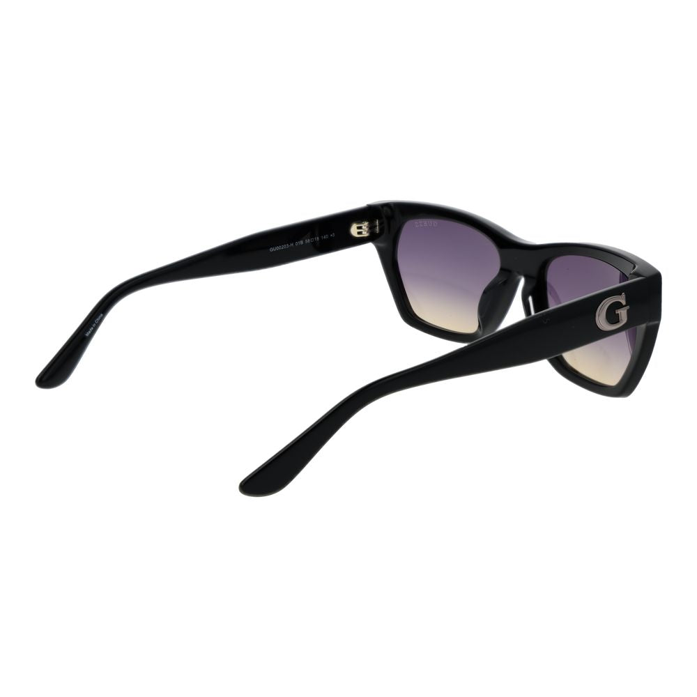 Schwarze Sonnenbrille aus Azetat