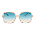 Beige Plastic Sunglasses