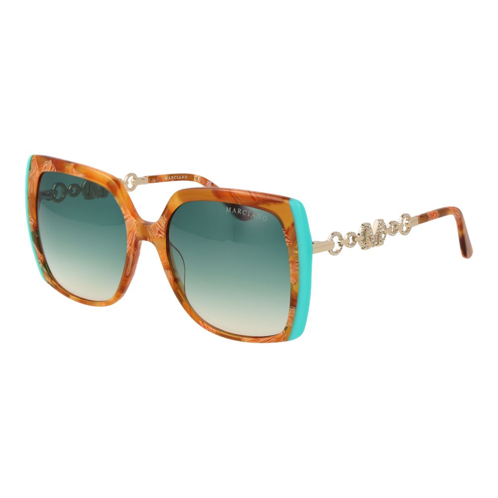 Braune Acetat-Sonnenbrille