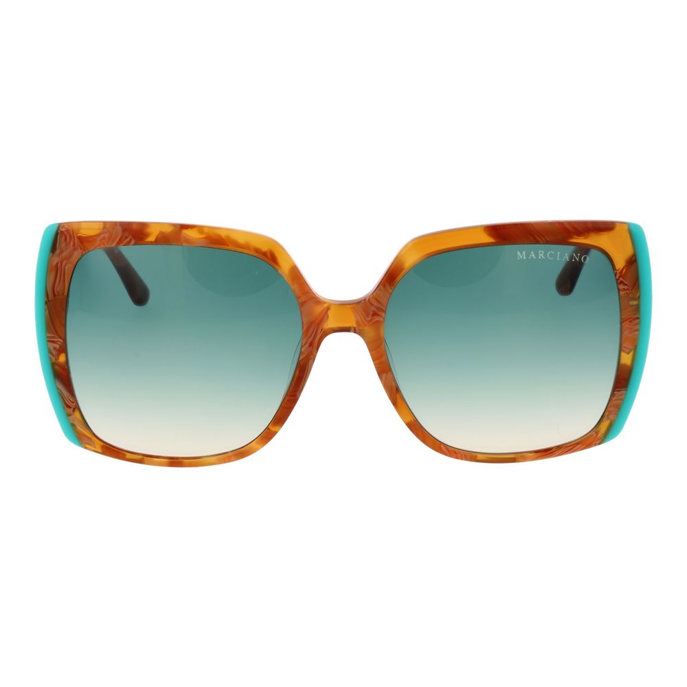 Braune Acetat-Sonnenbrille