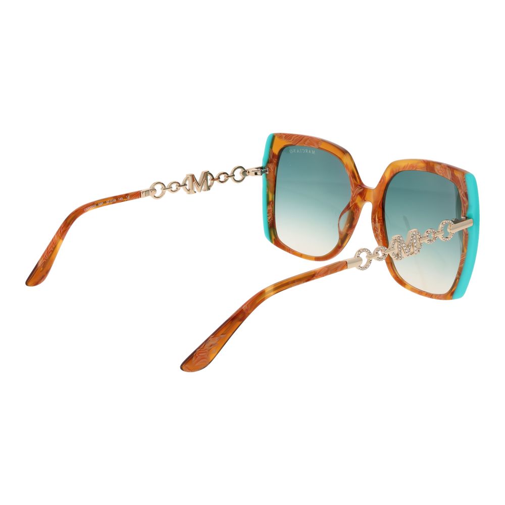 Braune Acetat-Sonnenbrille