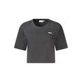 Black Cotton Women's T-Shirt
