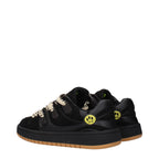 Black Leather Sneakers