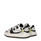 Beige Leather Sneakers