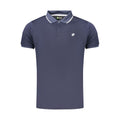 Blue Polyester Men's Polo Shirt