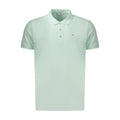Green Cotton Men's Polo Shirt
