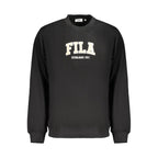 Black Cotton Men's Sweatshirt