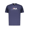 Blue Cotton Men's T-Shirt