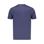 Blue Cotton Men's T-Shirt