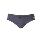 Blue Polyester Men's Swimwear